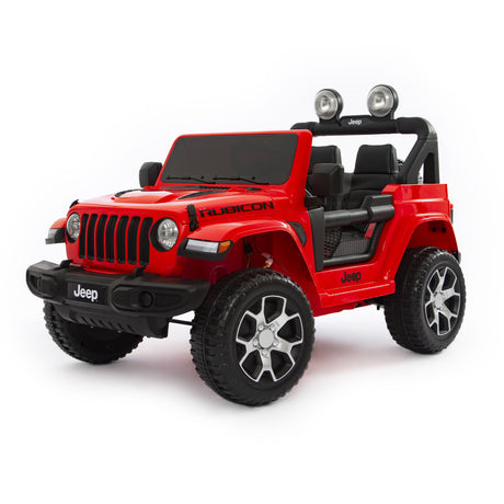 Jeep Wrangler Rubicon macchina elettrica per bambini rosso