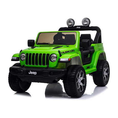 Jeep Wrangler Rubicon macchina elettrica per bambini verde