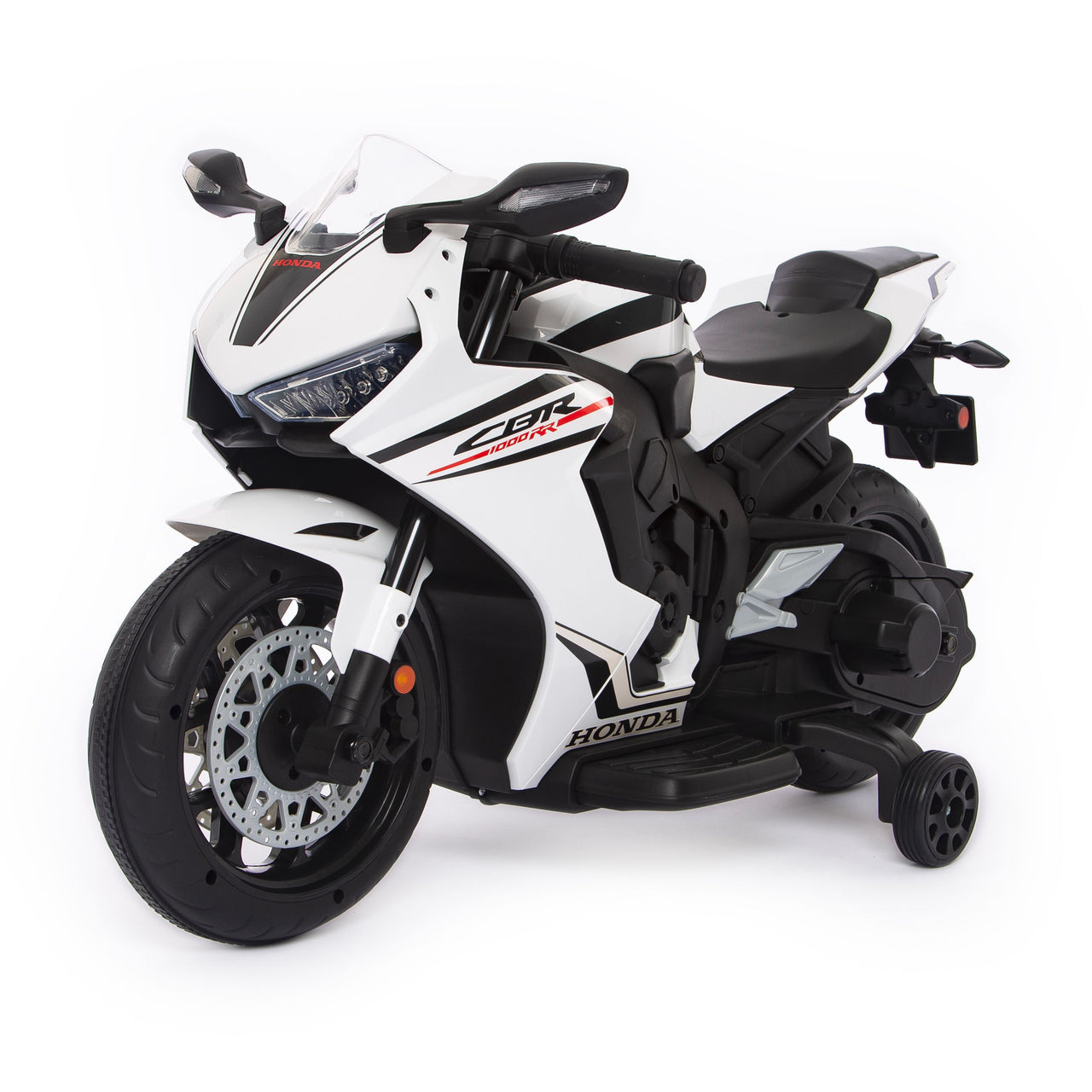 Honda CBR 1000 RR moto elettrica per bambini bianco