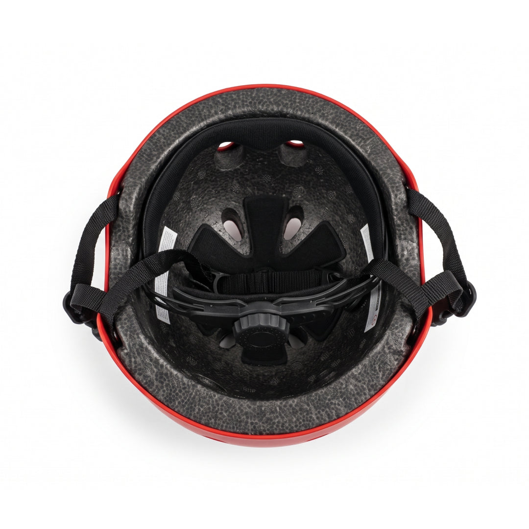 Casco protettivo regolabile per bambini rosso