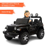 Jeep Wrangler Negro con niño#color_negro