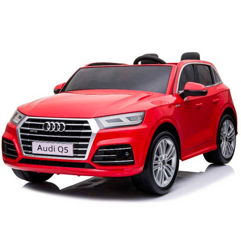 Audi Q5 elettrica per bambini 12V con 2 posti rossa