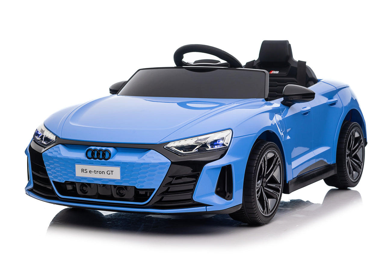 Audi RS eTron GT macchina elettrica per bambini celeste