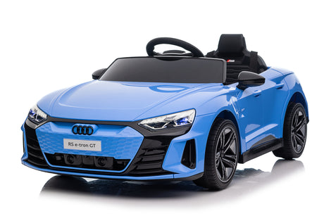 Audi RS eTron GT macchina elettrica per bambini celeste