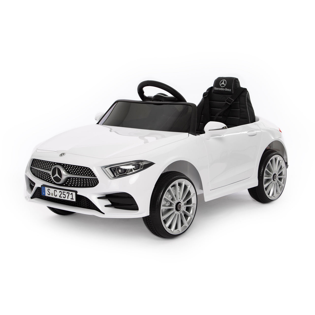 Mercedes CLS 350 AMG macchina elettrica per bambini bianco