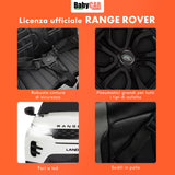 Range Rover Evoque elettrica per bambini MP3 bianca