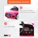Mercedes CLS 350 AMG électrique pour enfants 12V rose