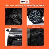Range Rover Evoque elettrica per bambini MP3 nera