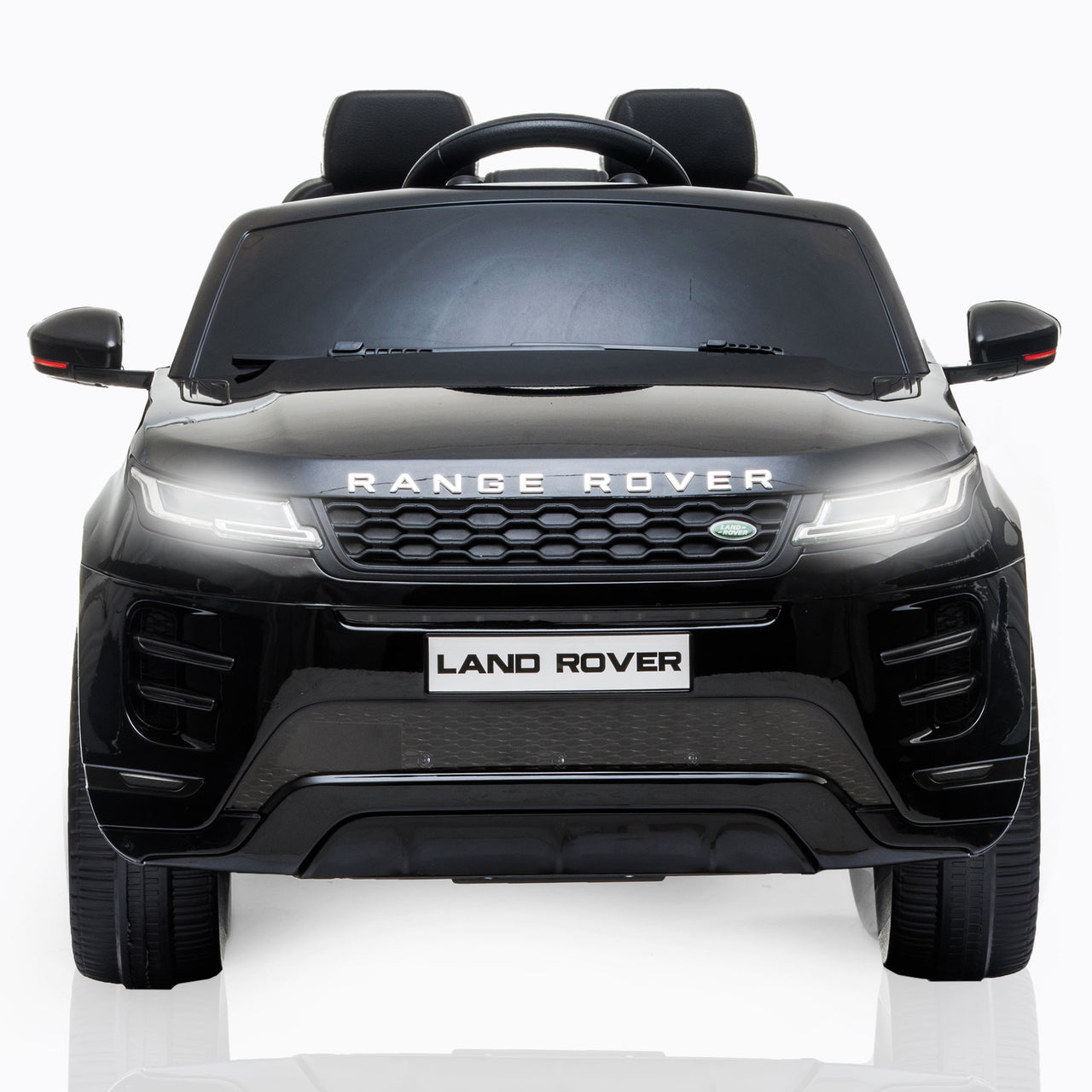 Range Rover Evoque elettrica per bambini MP3 nera