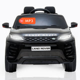 Range Rover Evoque elettrica per bambini MP3 nera