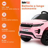Range Rover Evoque elettrica per bambini MP3 rosa