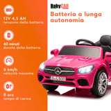 Mercedes SL 500 elettrica per bambini rosa