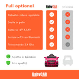 Mercedes SL 500 elettrica per bambini rosa