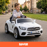 Mercedes SL 500 elettrica per bambini bianca