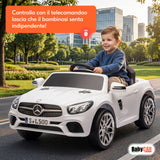 Mercedes SL 500 elettrica per bambini bianca