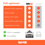 Mercedes SL 500 elettrica per bambini bianca