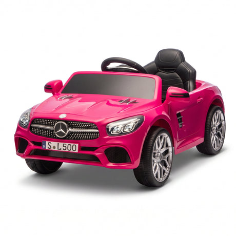 Mercedes SL 500 elettrica per bambini rosa