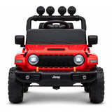 Mini Jeep Wrangler Rubicon elettrica per bambini 12V rossa