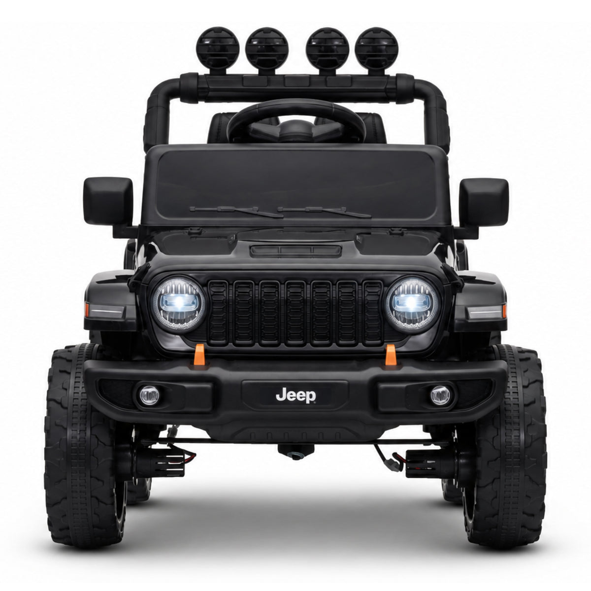 Mini Jeep Wrangler Rubicon eléctrico para niños 12 V negro