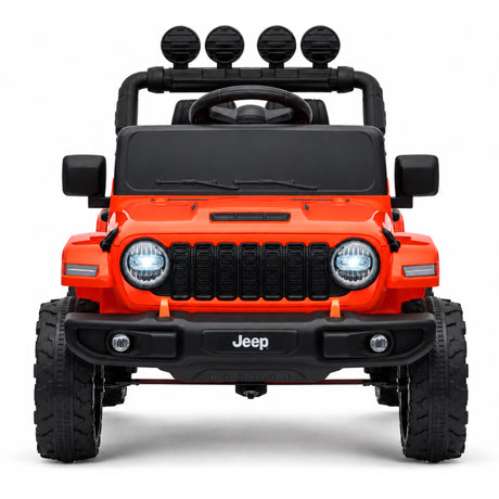 Mini Jeep Wrangler Rubicon électrique pour enfants 12V orange