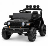 Mini Jeep Wrangler Rubicon eléctrico para niños 12 V negro