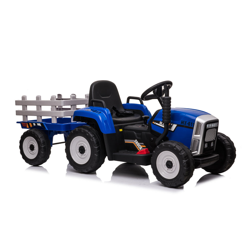 Trattore elettrico per bambini 12V con rimorchio BabyCar