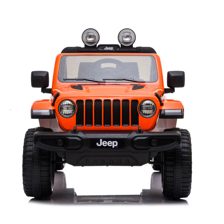 Jeep Wrangler Rubicon elettrica per bambini 6#colore_arancione