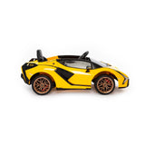 Lamborghini Sian elettrica per bambini 9#colore_giallo